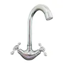 Однорычажный смеситель Dokorona Dk-4219-746 излив 22 см цвет серебристый