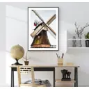 Постер 28 картин "Мельница" 50x40 см в подарочном тубусе без рамы