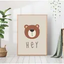 Постер 28 картин "Медвежонок" 70x50 см в подарочном тубусе без рамы
