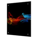 Стеновая панель Borntoprint Цветной дым 60x75x0.4 см закаленное стекло цвет прозрачный