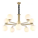 Люстра подвесная APLOYT APL.759.13.10 10 ламп цвет золото