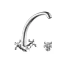 Двухвентильный смеситель D-lin D153807-D цвет хром