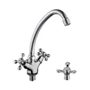 Двухвентильный смеситель D-lin D153818-G цвет хром