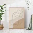 Постер 28 картин "Абстракция для интерьера" 50x70 см в подарочном тубусе без рамы