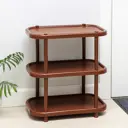 Обувница Idea 49.2x58.2x30.7 см пластик цвет коричневый