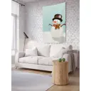 Постер JoyArty Настроение снеговика 100x150 см