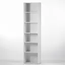 Стеллаж Клик мебель 50x24x192 см ЛДСП цвет белый