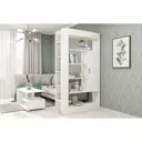 Стеллаж Клик мебель 120x30x204 см ЛДСП цвет белый