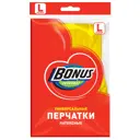 Перчатки латексные Бонус размер 9/L универсальные