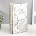 Шкатулка-книга Бабочка Жизнь прекрасна 26x16x5 см