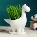 Горшок цветочный 6116726 Take it easy 17 см 0.3 л керамика белый