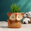 Горшок цветочный 9326054 Take it easy 10 см 0.3 л керамика оранжевый