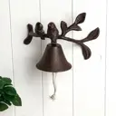 Колокол сувенирный "Птички на ветке" 16.5x24x11 см