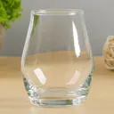 Ваза Evis "Саманта" стеклянная прозрачная 10x7.5 см, 0.26 л