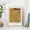 Постер 28 картин "Густав Климт золотая Адель" 50x40 см в подарочном тубусе без рамы