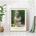 Постер 28 картин "Клод Моне парк Монсо 1878" 50x40 см в подарочном тубусе без рамы