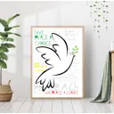 Постер 28 картин "Голубь мира" 50x40 см в подарочном тубусе без рамы