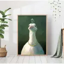 Постер 28 картин "Белый павлин" 70x50 см в подарочном тубусе без рамы