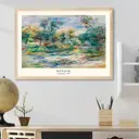 Постер 28 картин "Огюст Ренуар пейзаж. Природа" 70x50 см в подарочном тубусе без рамы