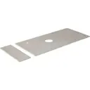 Столешница в ванную Aquanet 00261854 85.9x40.3см Синтетический камень цвет серый