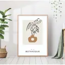 Постер 28 картин "Монстера ваза пончик" 50x70 см в подарочном тубусе без рамы