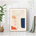 Постер 28 картин "Абстракция яркая" 50x70 см в подарочном тубусе без рамы