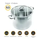 Кастрюля с крышкой Катюша София 9920-950-0, 9.5 л