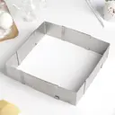 Форма для запекания Simaland 15.50x15.50 см нержавеющая сталь цвет серый
