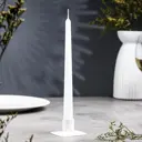 Подсвечник металл на 1 свечу "Квадрат" 1595943, 3x7 см белый