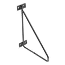 Полкодержатель BAR 200x160 мм черный матовый