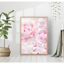 Постер 28 картин Пионы Мазки 40x50 см в подарочном тубусе без рамы