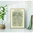 Постер 28 картин "Пабло Пикассо портрет" 40x50 см в подарочном тубусе без рамы