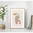 Постер 28 картин "Птица тукан 2" 50x70 см в подарочном тубусе без рамы