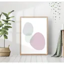 Постер 28 картин "Пятна на белом" 50x70 см в подарочном тубусе без рамы