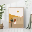 Постер 28 картин "Пальма в южном городе бохо" 50x70 см в подарочном тубусе без рамы