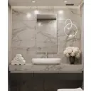 Зеркало интерьерное в алюминиевой раме настенное ONE Mirror 80x45 см серебро