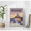 Постер 28 картин Рим. Италия Ватиканский собор 70x50 см без рамы