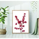 Постер 28 картин "Рисунок красные ягоды" 70x50 см без рамы