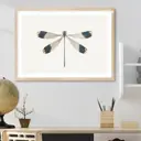 Постер 28 картин Стрекоза Минимализм 40x50 см в подарочном тубусе без рамы