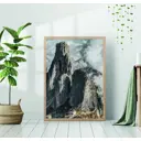 Постер 28 картин Ушба Гора в Грузии 40x50 см в подарочном тубусе без рамы