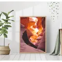 Постер 28 картин Ущелье Каньон Антилопы Америка 50x70 см в подарочном тубусе без рамы