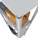 Стеллаж Metos 100x221x30 см сталь цвет серый нагрузка на полку до 150 кг