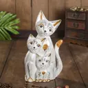 Интерьерный сувенир "Три белые кошечки" 5x14x25 см