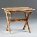 Садовый стол складной Добропаровъ Фабрикауспеха Садовый стол раскладной 80 - 80 см x 80 см x 70 см дерево бежевый