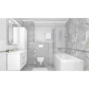 Настенная плитка Laparet Plazma Nuance х9999213245 30x60см полированный белый