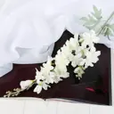 Цветы искусственные Клематис 6x80 см белый