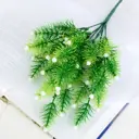 Букет Зелень с бусинками 29 см