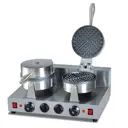 Вафельница Viatto Hwb-2 цвет стальной серый