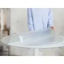 Скатерть жидкое стекло Crystaldesk TD3200RF-d113, круглая, 113x113 см, 2 мм, прозрачная