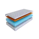 Матрас SkySleep Flex 14 Cocos 120x180 см беспружинный, полутораспальный, ортопедический, кокосовый